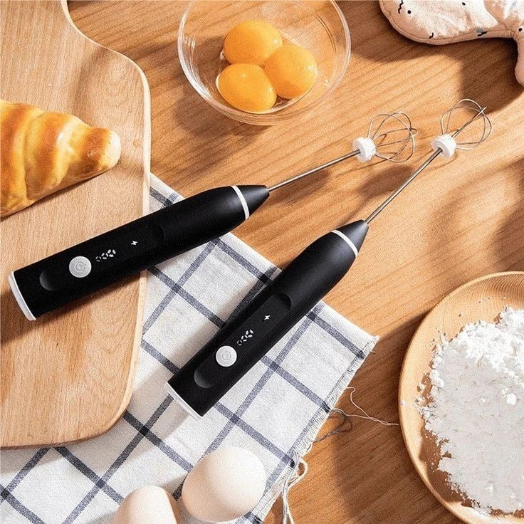 USB Electric Coffee & Egg Beater – Portable Hand Mixer & Milk Frother