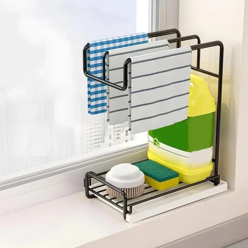 Wall Mounted Rag Drain Shelf