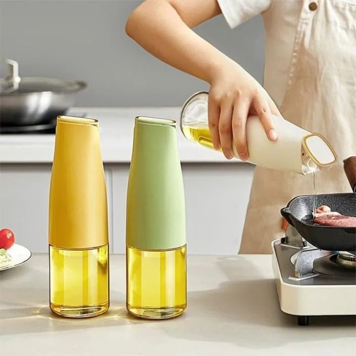 450ml Auto Flip Oil Dispenser Bottle – Leak-Proof Kitchen Container