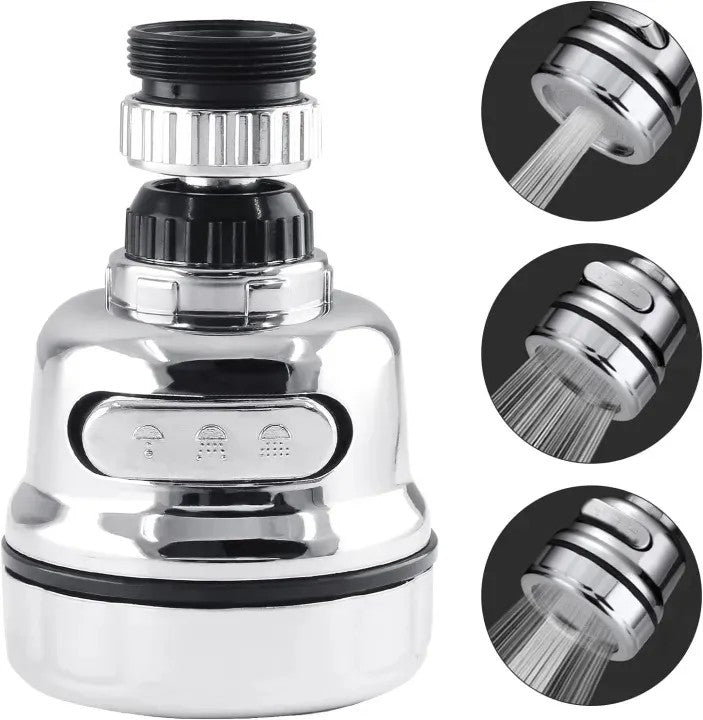3 Mode Faucet Tap – Adjustable Kitchen Sink Water Saving Nozzle