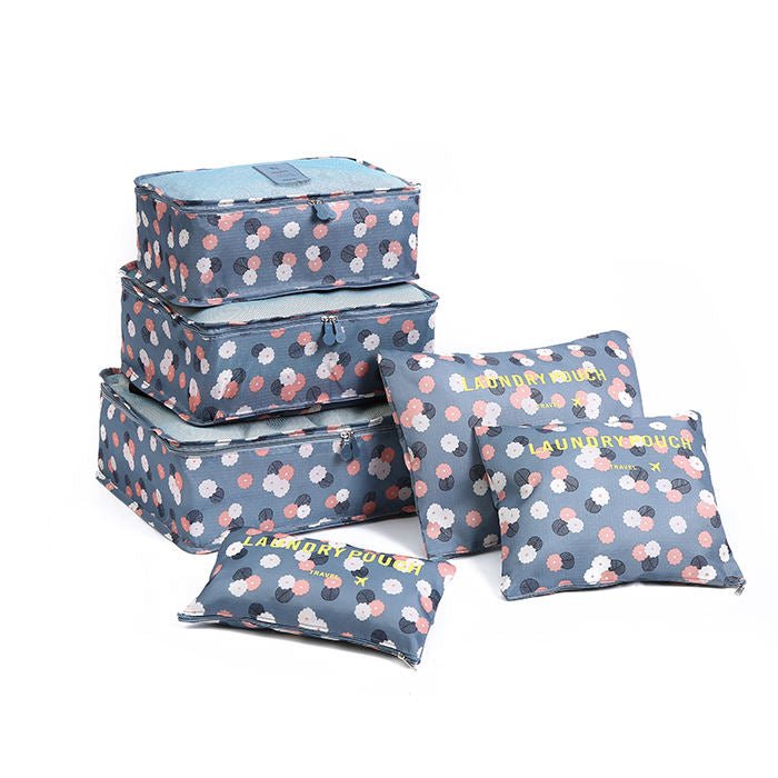 6 in 1 Travel Organizer Bags - Space‑Saving Suitcase Organizer Set