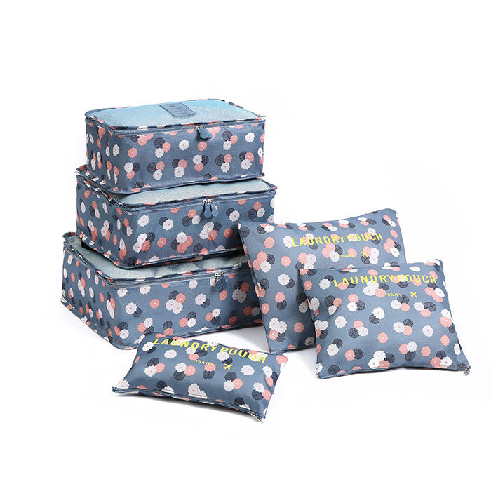 6 in 1 Travel Organizer Bags - Space‑Saving Suitcase Organizer Set