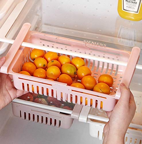 Expandable Fridge Storage Basket – Refrigerator & Freezer Organizer