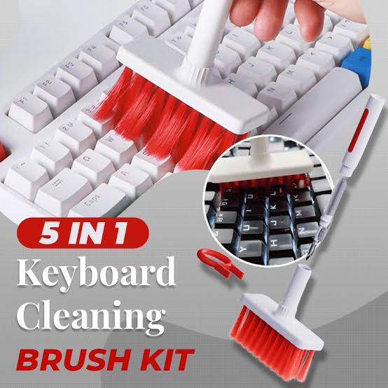 5 in 1 Keyboard Cleaning Brush – Multi-Functional Cleaning Tool