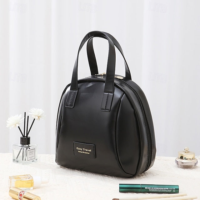 Portable Shell-Design Cosmetic Handbag | Travel Makeup Storage Pouch