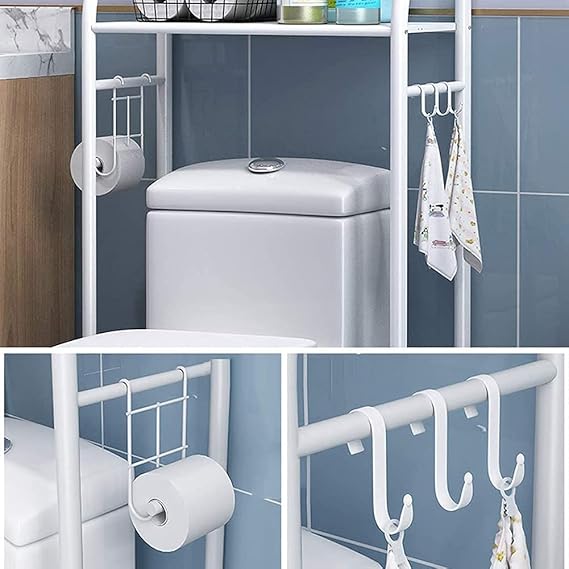 3-Tier Over Toilet Storage Rack & Bathroom Organizer | Emperial Homes