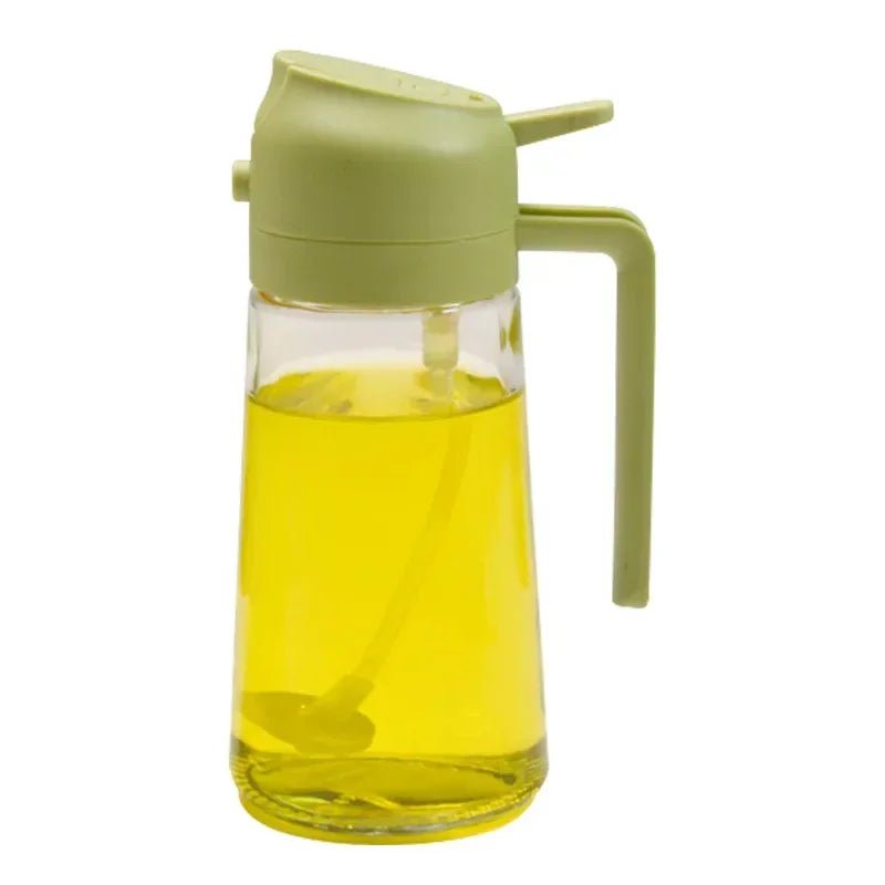 2-in-1 Glass Oil Sprayer & Dispenser Bottle