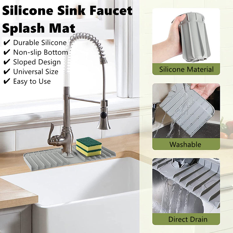 Silicon Drain Mat – Durable, Non-Slip & Reusable