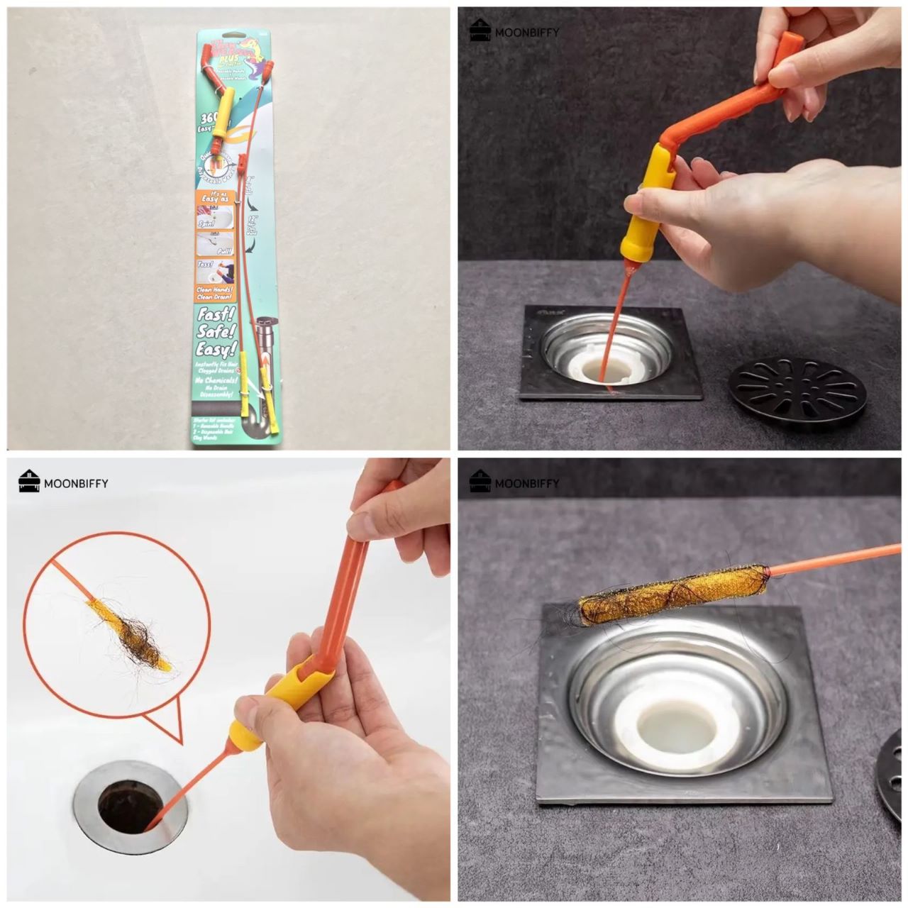 New & Improved Flexible Drainer Rod – High Quality ABS Material
