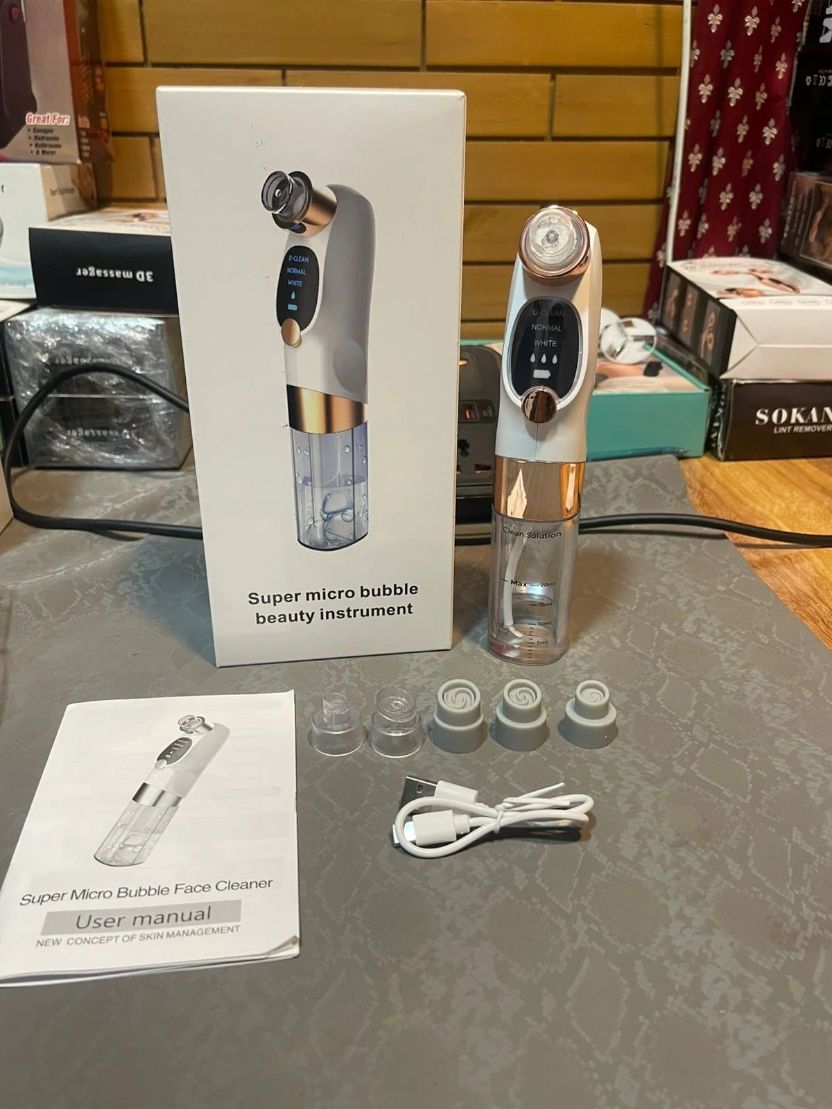 Blackhead Remover Vacuum | Hydra Dermabrasion Pore Cleaner & Acne Suction Device – Bubble Facial