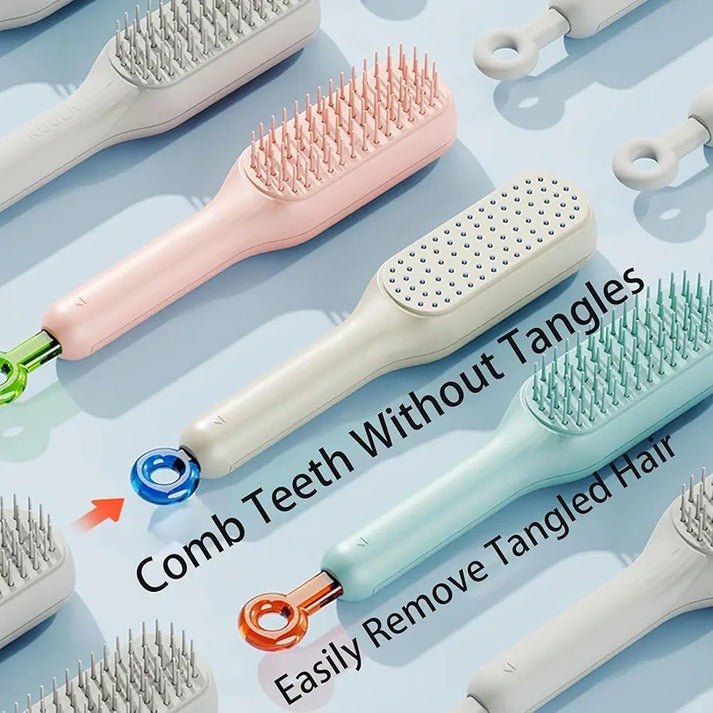 Self-Cleaning Hair Brush – Easy Detangling & Grooming