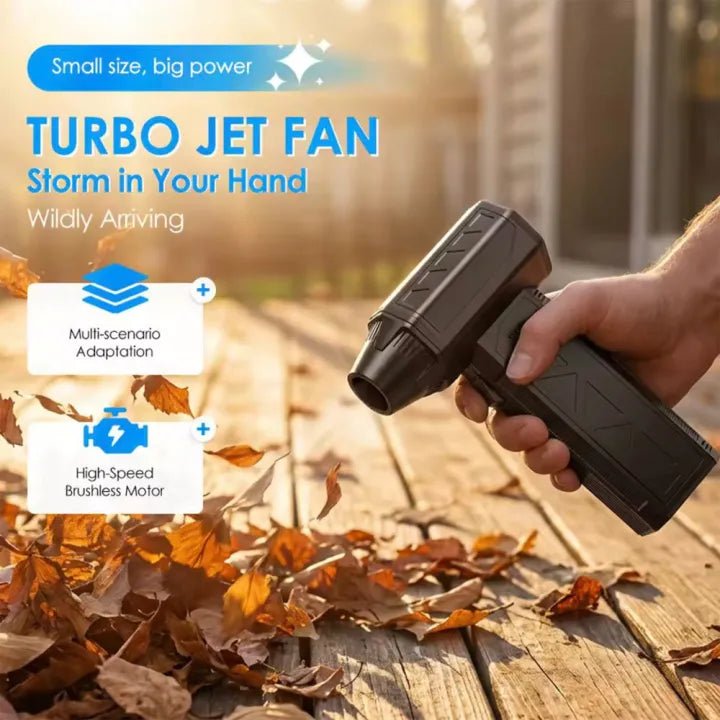 Rechargeable Cordless Air Duster – Handheld Turbo Blower with Brushless Motor & LED Light