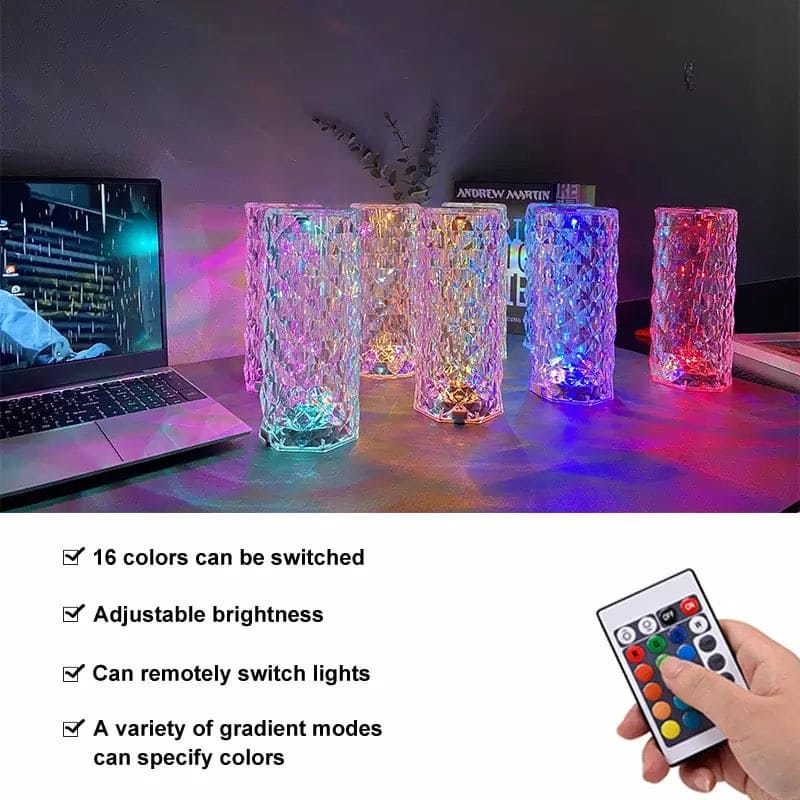 3d Diamond Touch Lamp (16 colors)