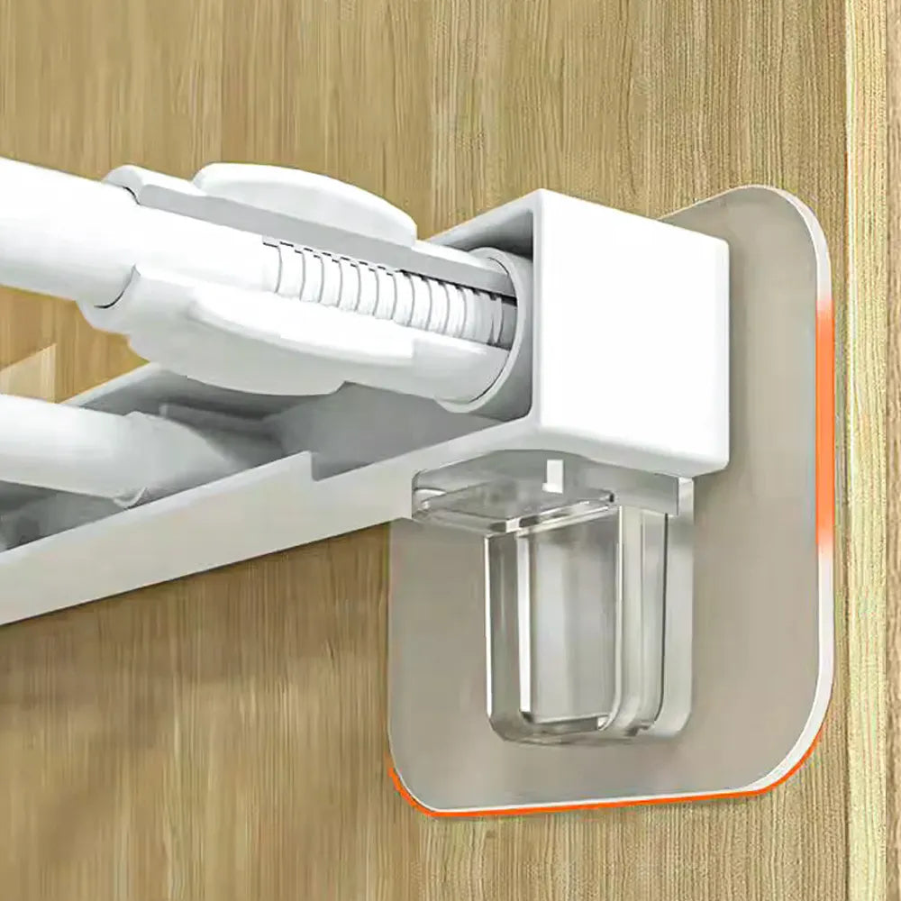 Pack of 4 Punch-free Layered Partition Bracket Triangle Bracket Support Shelf Right Angle Support Paste Screw Hook Clapboard Sticker