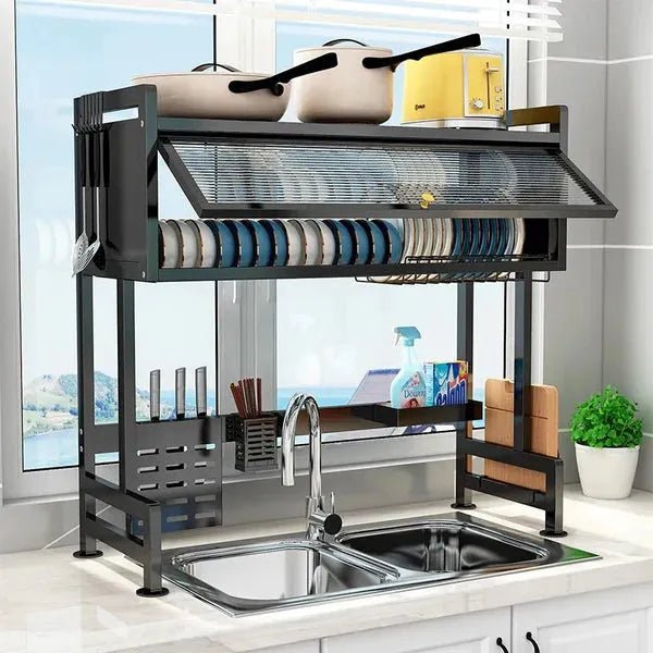 Over The Sink Cabinet Rack – Multi-Functional Kitchen Storage Organizer