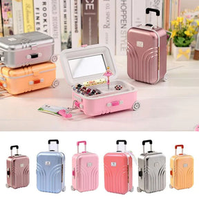 Mini Suitcase Jewellery Storage Box