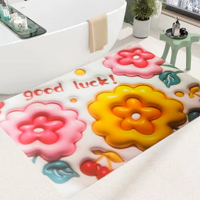 3D Flower Floor Mat