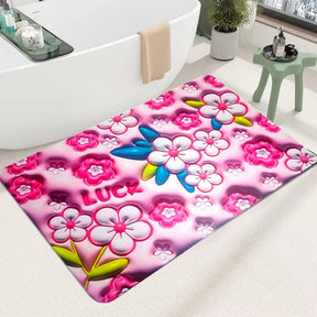 3D Flower Floor Mat