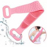 Silicone Shower Scrubber Belt – Double-Sided Exfoliating Back Scrubber