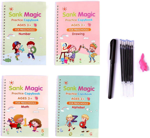 Children Practice Book – Sank Magic Handwriting Skills Copybook Set