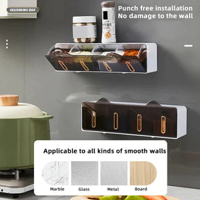 Kitchen Luxury Wall Mounted Spice Box