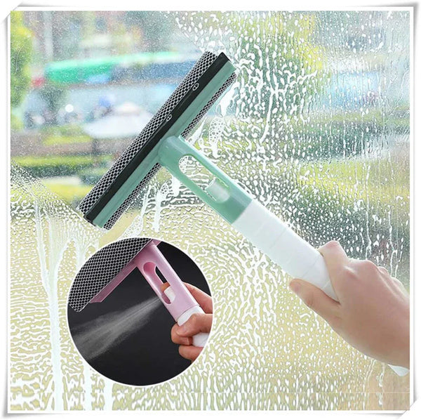 Window Cleaning Wiper with Water Spray
