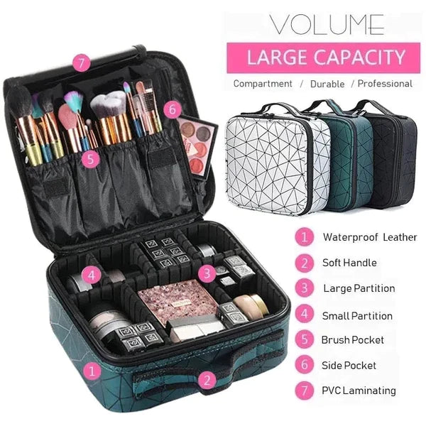 PU Travel Cosmetic Organizer Bag