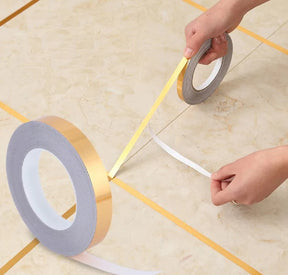 Sticking Golden Tape