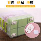 4pcs Pulley Self-Adhesive Wheels – Easy Move Furniture & Storage Roller Set