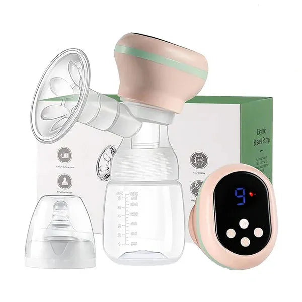 Prime Portable Electric Breast Pump – Hands-Free, Rechargeable with LED Display