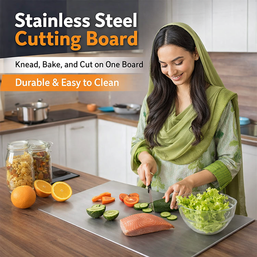 Steel cutting board