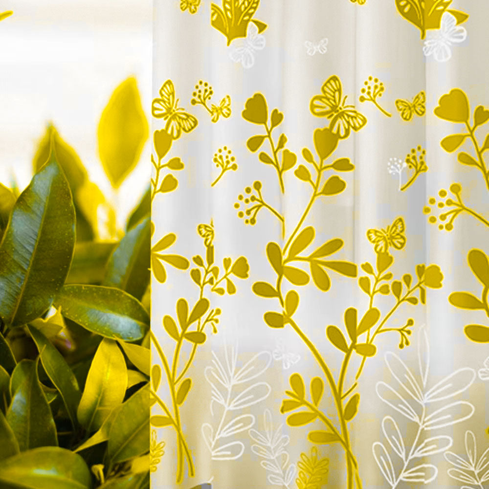 Butterfly Shower Curtain – Colorful Bathroom Decor, Waterproof Polyester