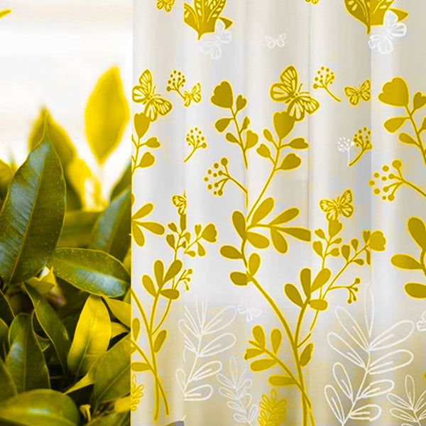 Butterfly Shower Curtain – Colorful Bathroom Decor, Waterproof Polyester