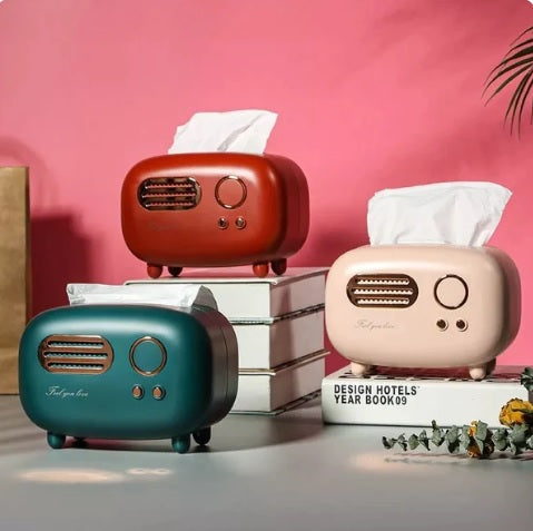 Radio Style Tissue Box