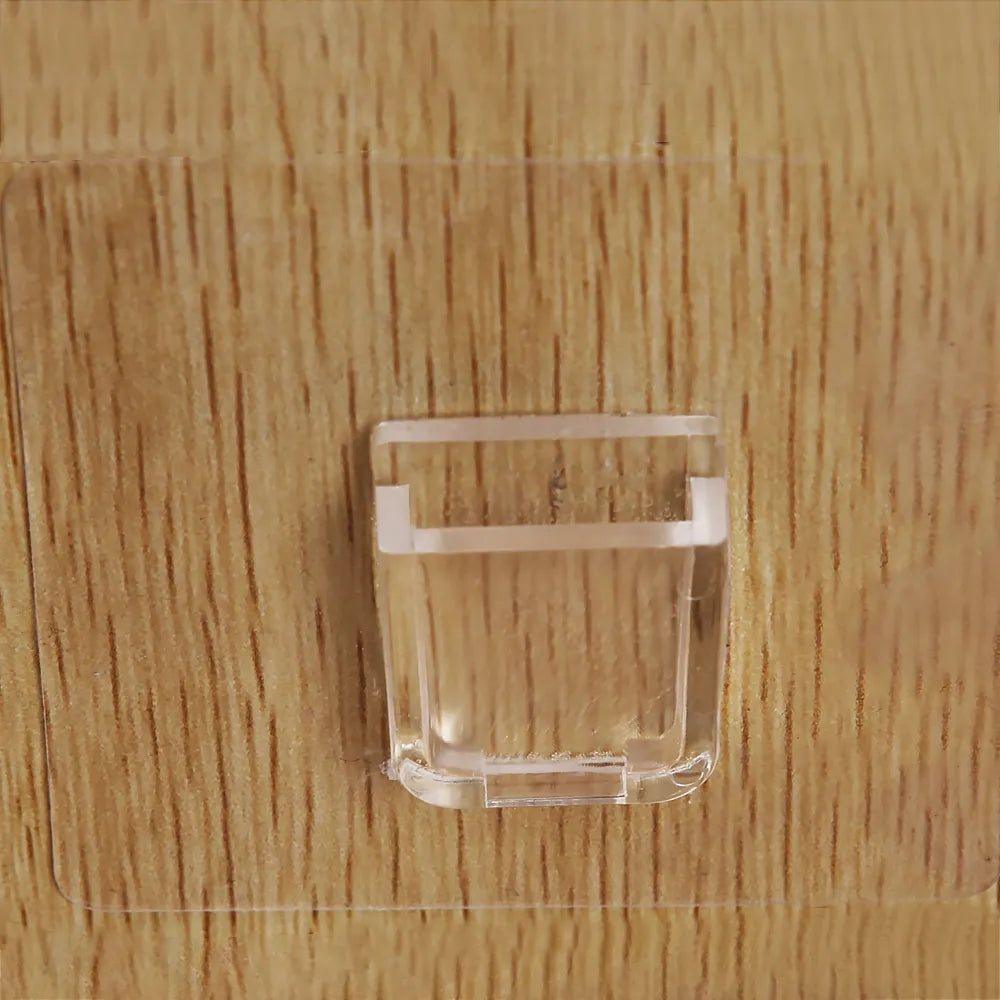 Pack of 4 Punch-free Layered Partition Bracket Triangle Bracket Support Shelf Right Angle Support Paste Screw Hook Clapboard Sticker