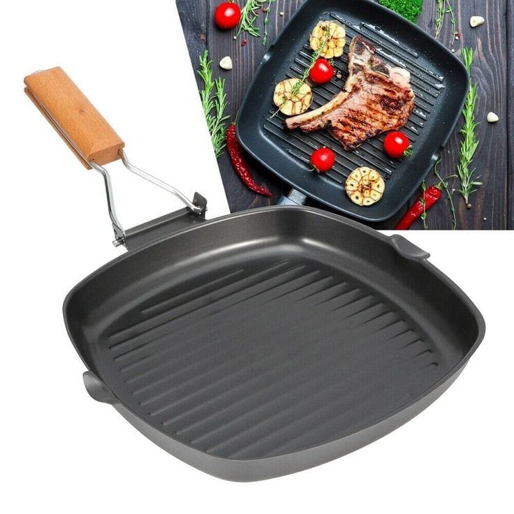 Non-Stick Grill Pan (in 3 sizes - 20cm 24cm 28cm)