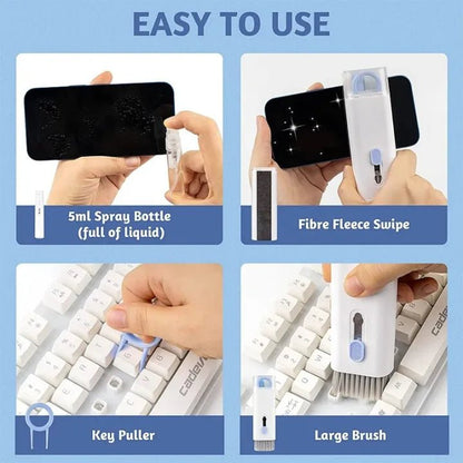 7-in-1 Keyboard Cleaning Brush Kit – Laptop, PC & Electronics Cleaner