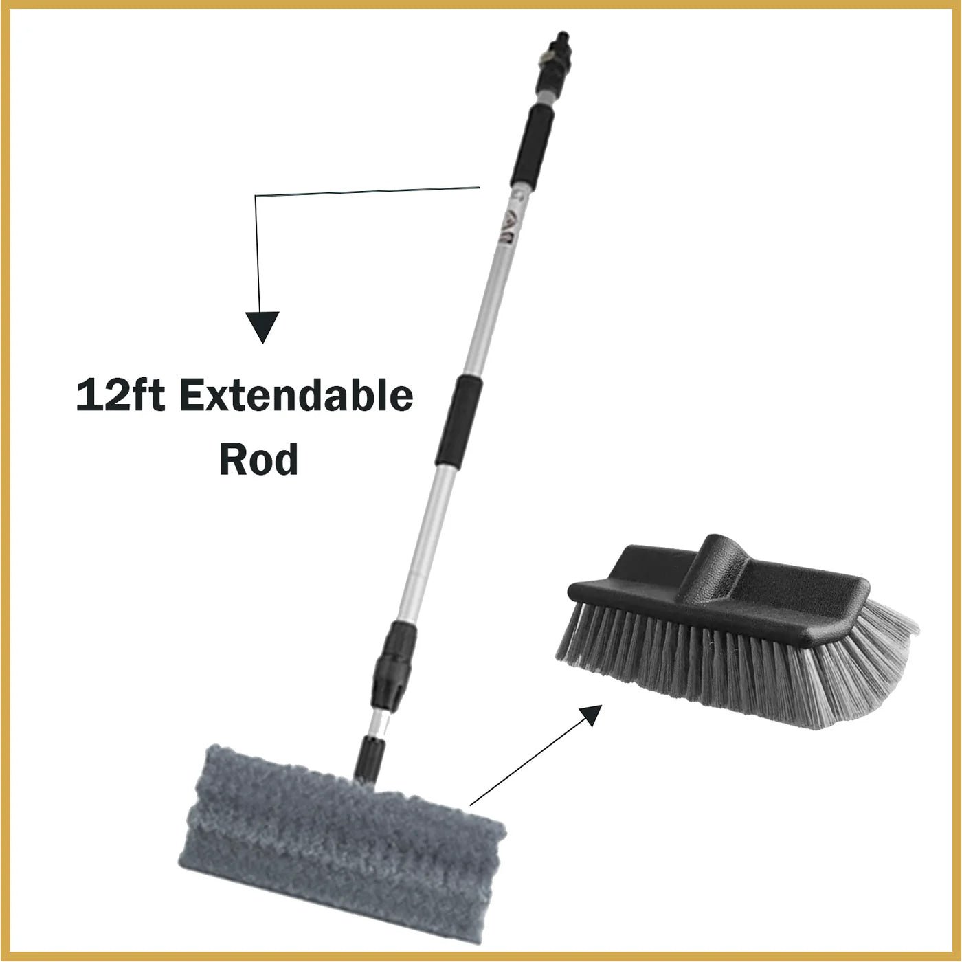 Solar Panel Brush (set) 12Feet