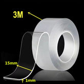 Multipurpose Double-Sided Nano Tape – Strong Washable & Reusable Adhesive