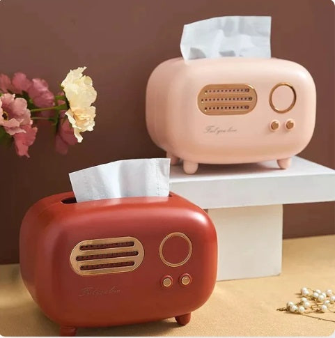 Radio Style Tissue Box