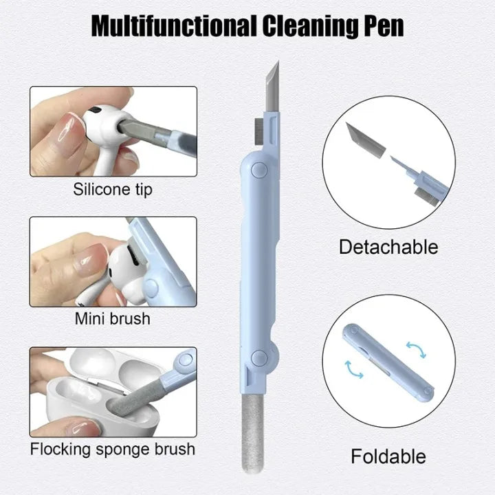 7-in-1 Keyboard Cleaning Brush Kit – Laptop, PC & Electronics Cleaner