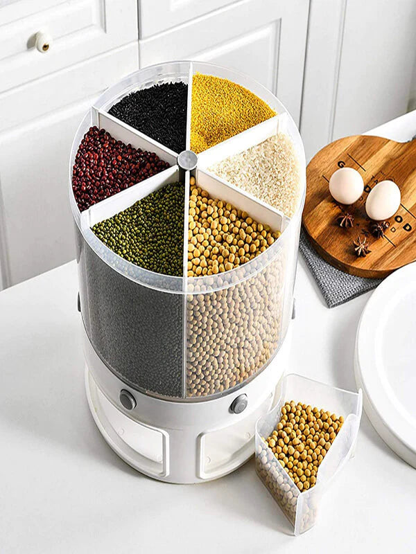 6 In 1 Food Container Cereal Dispenser (10 KG)