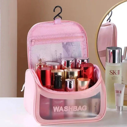 Travel Washbag Cosmetic Organizer | Waterproof Hanging Toiletry Bag