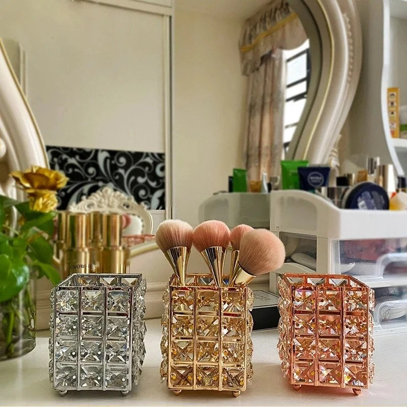 Crystal Makep Brush Holder