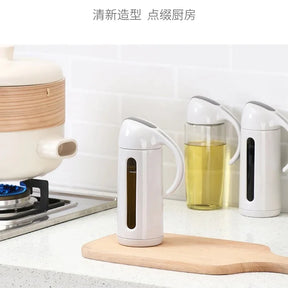 Glass Oil Dispenser Bottle With Automatic Cap