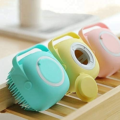 Silicone Bath Body Brush – Soft, Gentle & 2-in-1 Soap Dispenser Scrubber
