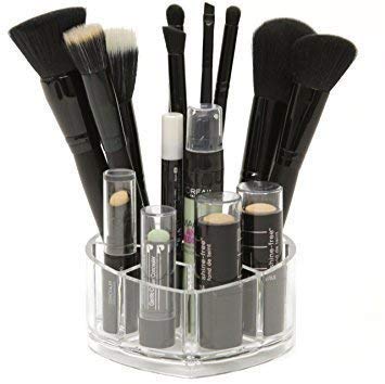 Heart Shaped Acrylic Makeup Cosmetic Organizer