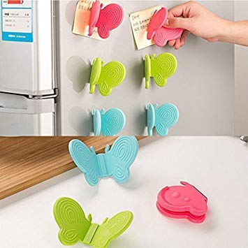Anti-Scald Magnetic Butterfly Clip – Silicone Heat-Resistant Pot Holder (2 Pcs)