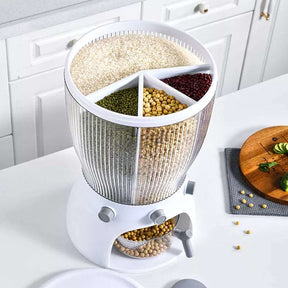 4 Part Rotating Cereal Dispenser