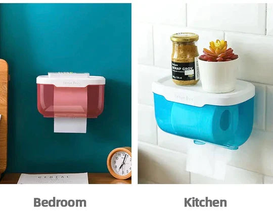 Wall mounted Sticking Tissue organizer